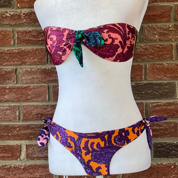 Zimmermann Tiggy Tie Bikini, Spliced Size 1 US 4-6 - Picture 3 of 8